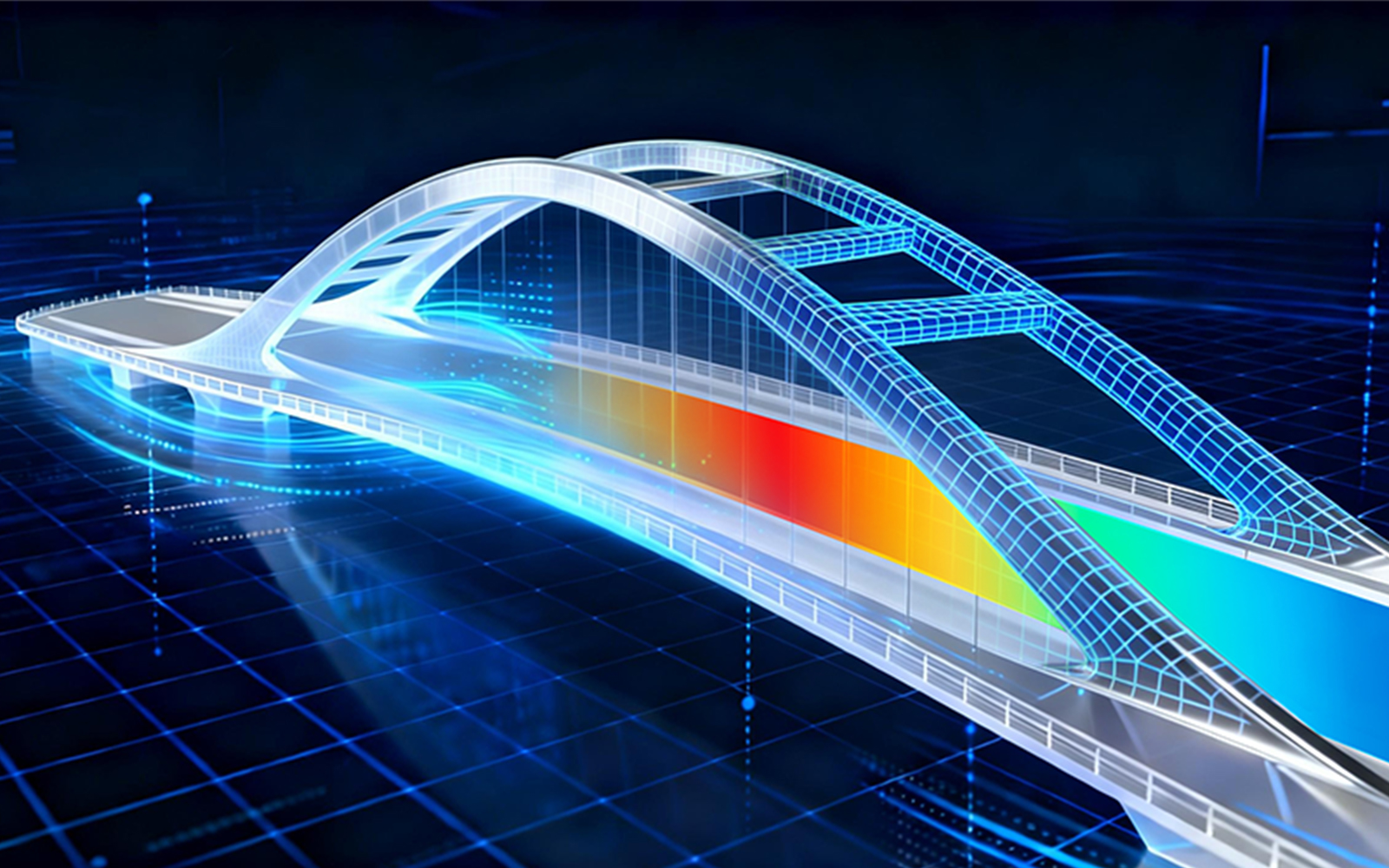 Bridge digital-twin illustration published by SimWE